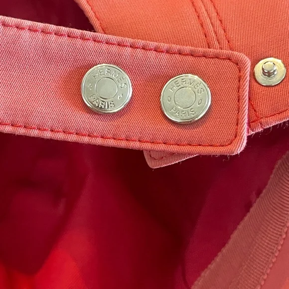 Hermes cap Davis H Primavera Cotton Baseball Cap Hat Size 56 Roseboise cotton - Picture 6 of 15